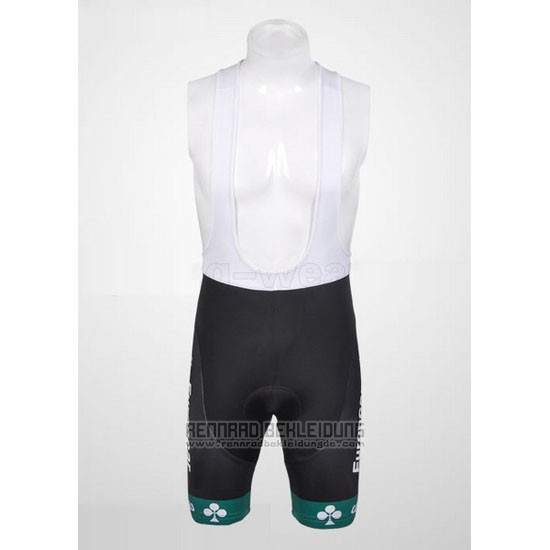 2012 Fahrradbekleidung Europcar Grun Trikot Kurzarm und Tragerhose